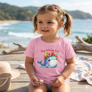 T-shirt Pour Bébé Restez Baleine Mignonne Bébé Baleine Adorable av