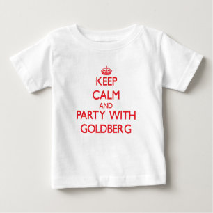 T-shirt Pour Bébé Restez calme et faites la fête avec Goldberg