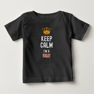 T-shirt Pour Bébé Restez calme Je suis un valet