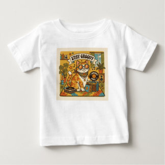 T-shirt Pour Bébé RESTEZ FUNKY | Amateur d'animaux | Bohème