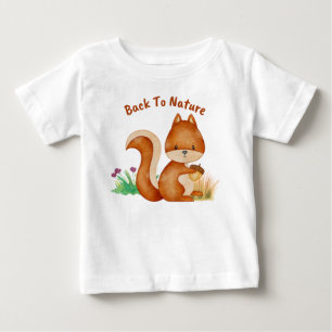 T-shirt Pour Bébé Retour à la nature