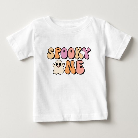 T-shirt Pour Bébé Retro Éffrayant un anniversaire (Devant)