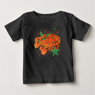 T-shirt Pour Bébé Retro Taylor Prénom Disco Super personnalisé