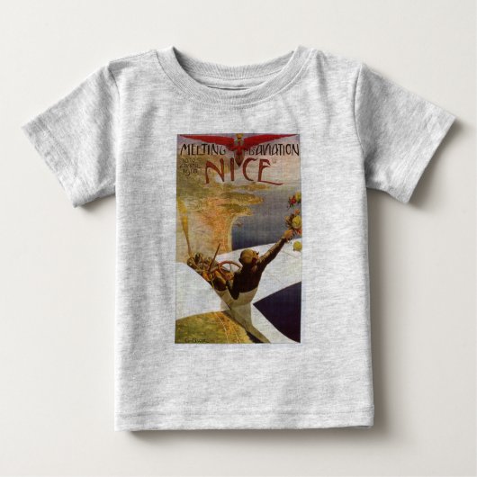 T-shirt Pour Bébé Réunion d'Aviation de Nice (Devant)