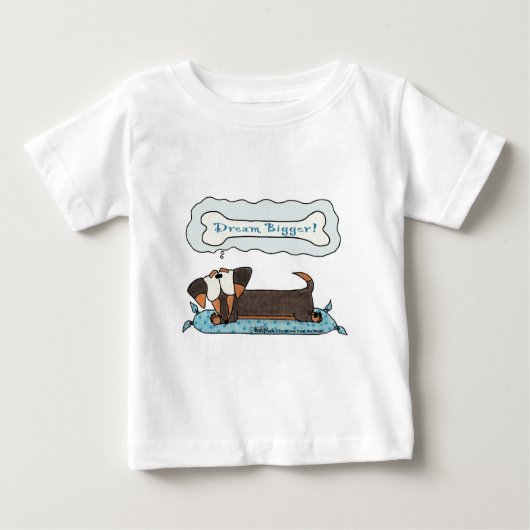 T-shirt Pour Bébé Rêver plus grand (Devant)