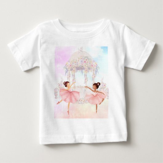 T-shirt Pour Bébé Rêves de ballet (Devant)