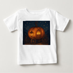 T-shirt Pour Bébé Rêves de carrosse en citrouille – Enfant Halloween