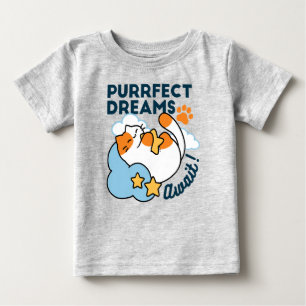 T-shirt Pour Bébé Rêves Parfaits Attendent – Rêve de Chat Mignon End