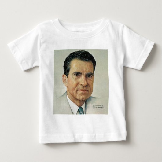 T-shirt Pour Bébé Richard Milhouse Nixon (Devant)