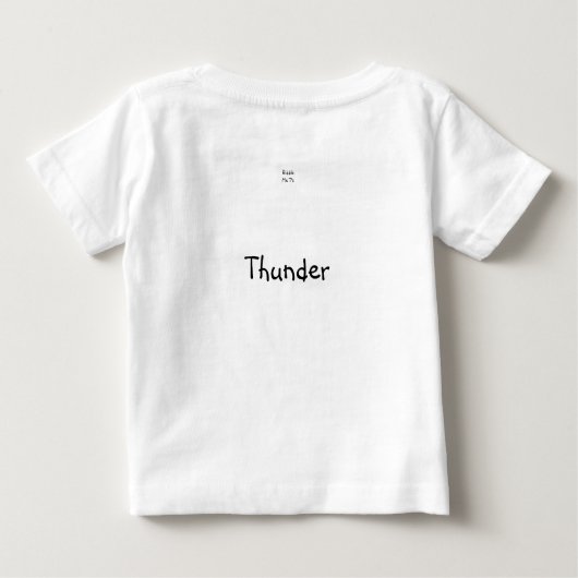 T-shirt Pour Bébé Riddle Me T-What can clap (Dos)