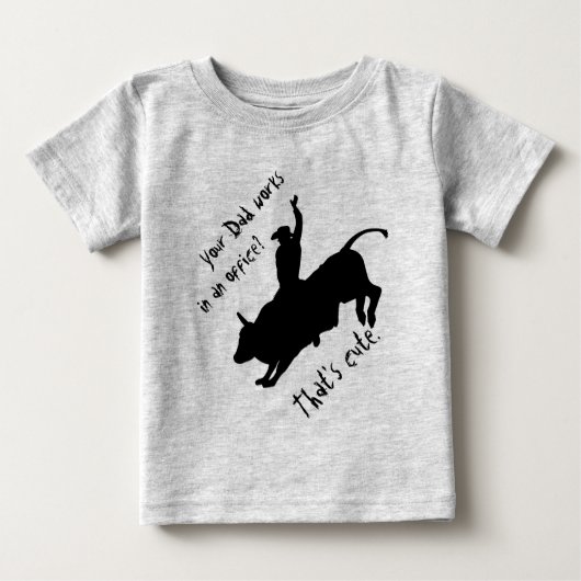 T-shirt Pour Bébé Ride Rank Bull (Devant)
