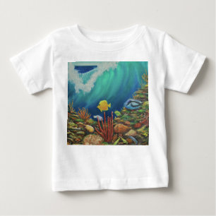 T-shirt Pour Bébé "Ride the Waves : Ocean Vibes Tee"