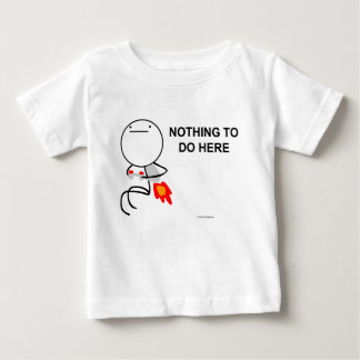 T-shirt Pour Bébé Rien à faire ici