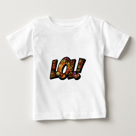 T-shirt Pour Bébé Rire Bokeh bruyant de LOL (Devant)