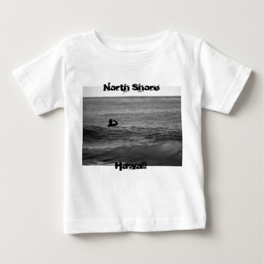 T-shirt Pour Bébé Rivage du nord, Hawaï (Devant)