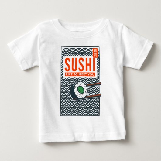 T-shirt Pour Bébé Riz pour vous rencontrer (Devant)