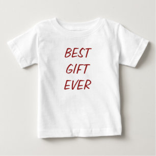 T-shirt Pour Bébé Robe de Noël Meilleur Cadeau Jamais