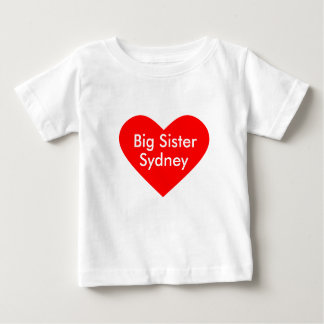 T-shirt Pour Bébé Robe Grande Sœur Personnaliser avec Nom