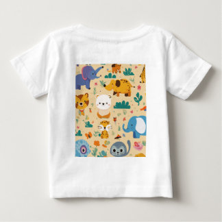 T-shirt Pour Bébé Robe Imprimée Whimsical Wonderland pour enfants