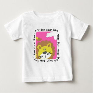 T-shirt Pour Bébé Robe sans manche de bébé d'hurlement de lion