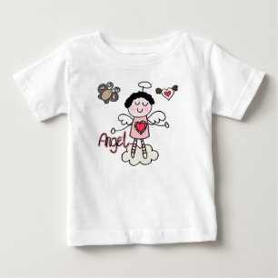 T-shirt Pour Bébé Robe sans manches pour bébé fille ange de dessin a