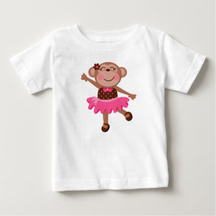 T-shirt Pour Bébé Robinet de singe fille bébé robe sans manches