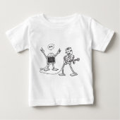 T-shirt Pour Bébé RoboShredder et AmpDroid (Devant)