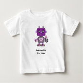 T-shirt Pour Bébé Robot à la mode  (Devant)