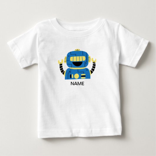T-shirt Pour Bébé Robot de bébé (Devant)