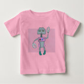 T-shirt Pour Bébé Robot (Femme) Bébé (Devant)