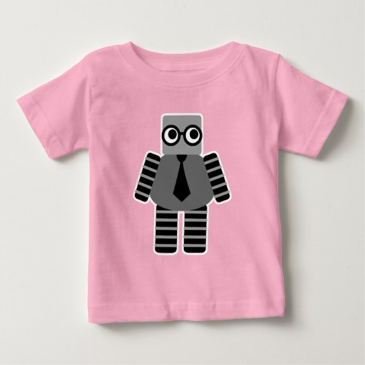 T-shirt Pour Bébé Robot intelligent (Devant)