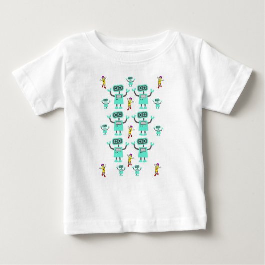 T-shirt Pour Bébé Robot T-shirt bébé (Devant)