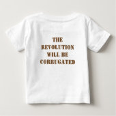 T-shirt Pour Bébé Robots en carton géant Robe de levage (Dos)