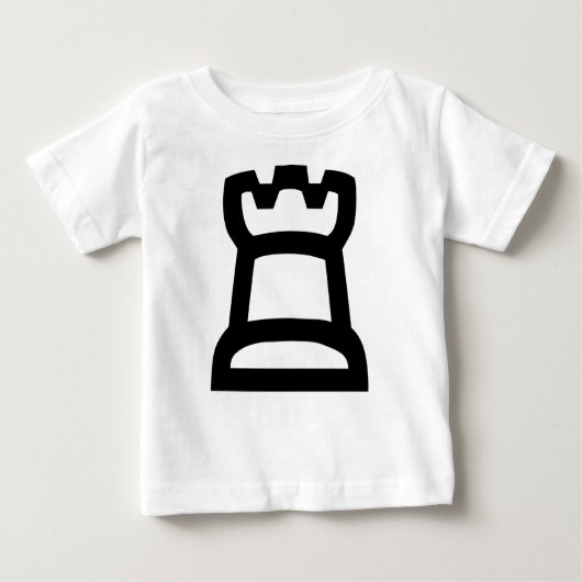 T-shirt Pour Bébé Roche blanche (Devant)
