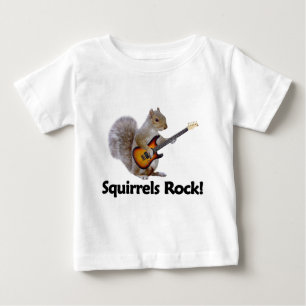 T-shirt Pour Bébé Roche d'écureuils !
