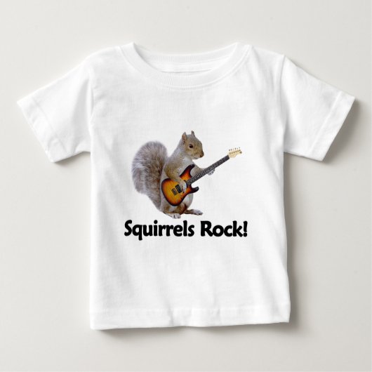 T-shirt Pour Bébé Roche d'écureuils ! (Devant)