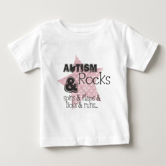 T-shirt Pour Bébé roches autistes (Devant)