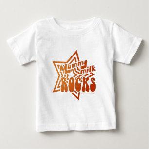 T-shirt Pour Bébé Roches de lait de maman