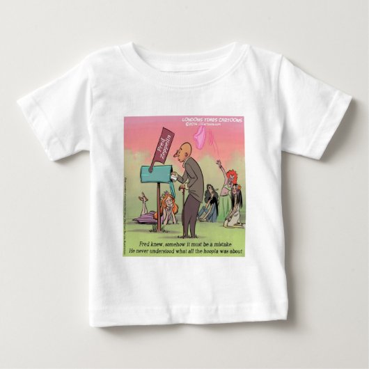 T-shirt Pour Bébé Rock And Roll Fred Drôle (Devant)