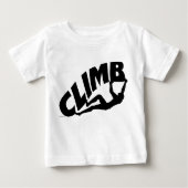 T-shirt Pour Bébé Rock Bouldering (Devant)