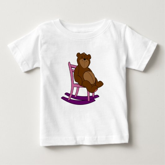 T-shirt Pour Bébé Rock me Baby. (Devant)