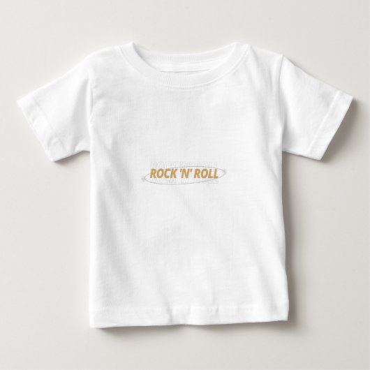 T-shirt Pour Bébé Rock N Roll (Devant)