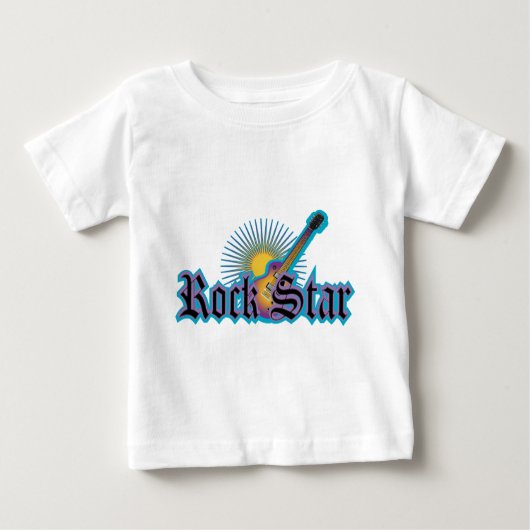 T-shirt Pour Bébé Rock Star (Devant)