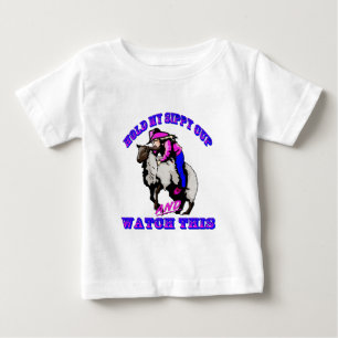 T-shirt Pour Bébé Rodeo Cowgirl Mutton Bustin" Sippy Regardez ceci