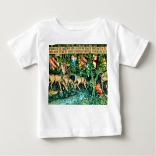 T-shirt Pour Bébé Roi médiéval Arthur William Morris