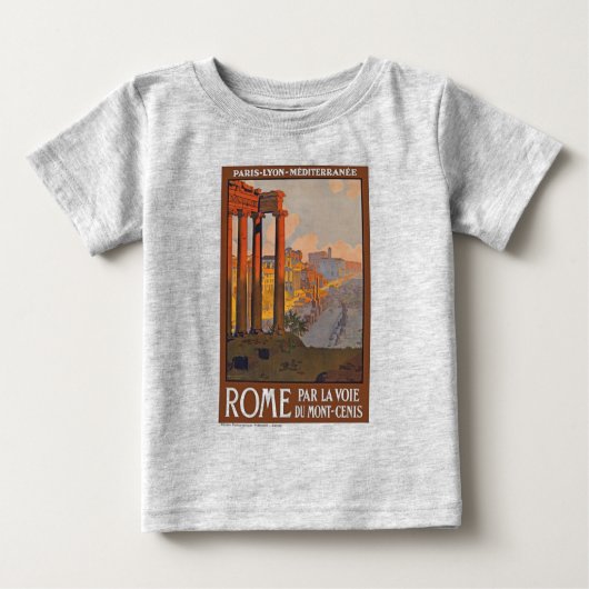 T-shirt Pour Bébé Rome antique Voyage et peinture (Devant)