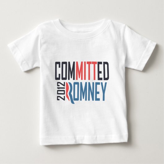 T-shirt Pour Bébé Romney engagé (Devant)