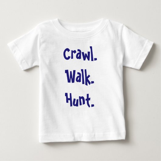 T-shirt Pour Bébé Rompateur de typographie infantile moderne (Devant)