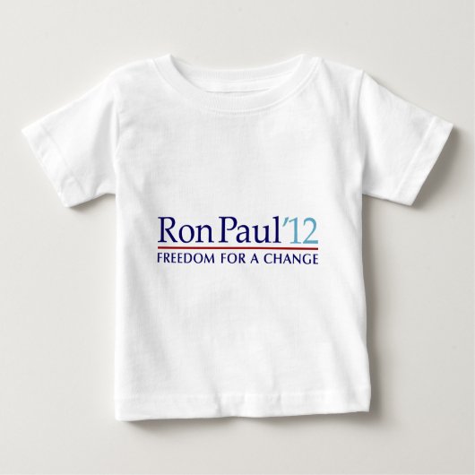 T-shirt Pour Bébé Ron Paul 2012 (Devant)