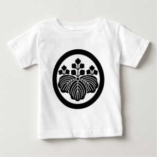 T-shirt Pour Bébé Rond avec cinq trois paulownia